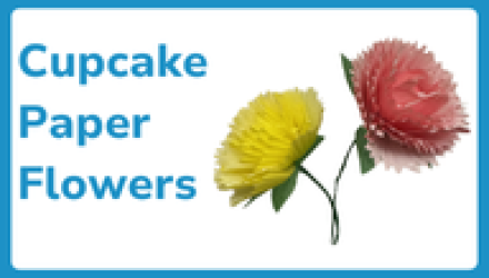 Cupcake Paper Flowers